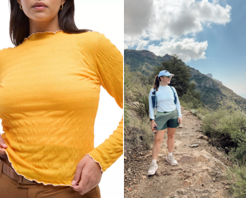 Secondhand hiking cover photo collage
