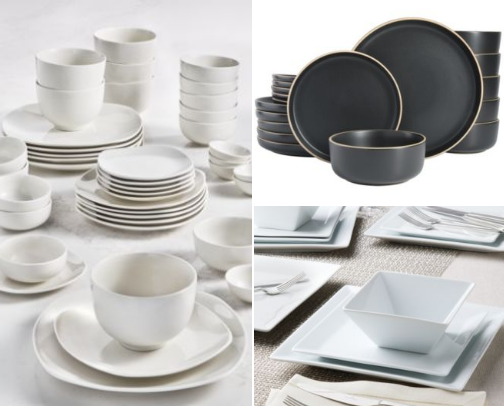 Porcelain Dinnerware Set cover photo collage