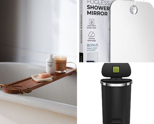 Decor that will make your bathroom feel like a spa cover photo collage