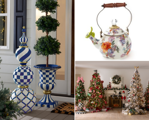 The Ultimate MacKenzie-Childs Collection: Courtly Check Kettles, Canisters & Whimsical Home Decor cover photo collage