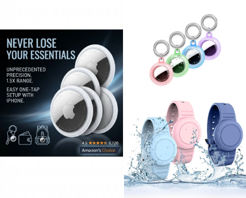 Never Lose It: Ultimate Tracking Gadgets cover photo collage