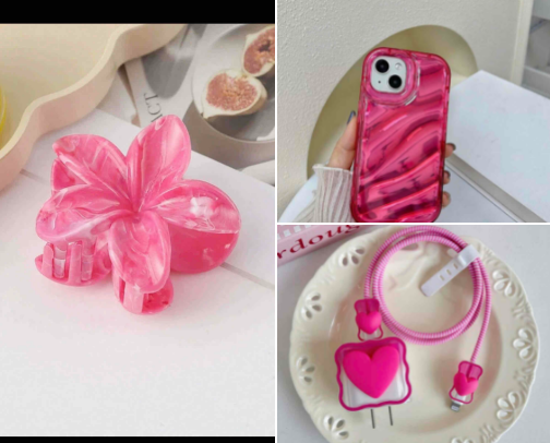 Everything Pink cover photo collage