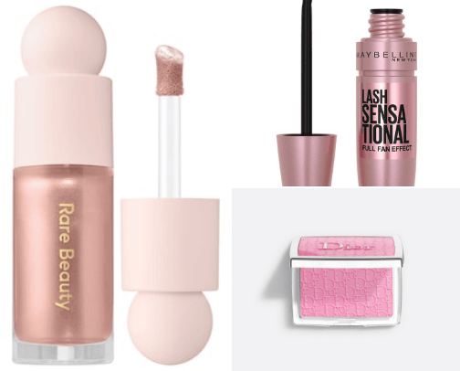 Make-Up products cover photo collage