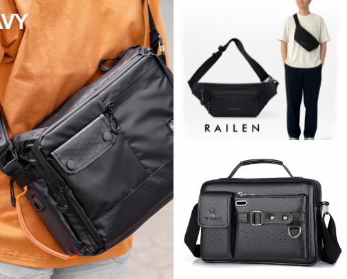 Everyday Men’s Bags That Look Expensive but Practical💼 cover photo collage