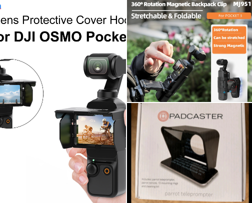 Camera Gadgets & Accessories cover photo collage