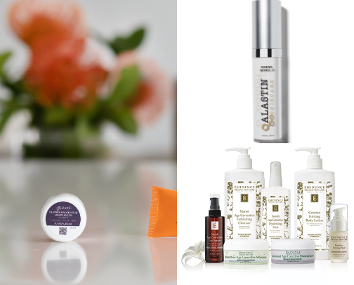 Skin care cover photo collage