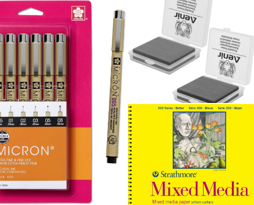 Art at home | Supplies cover photo collage