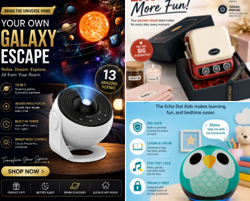 Gift Ideas for Everyone cover photo collage