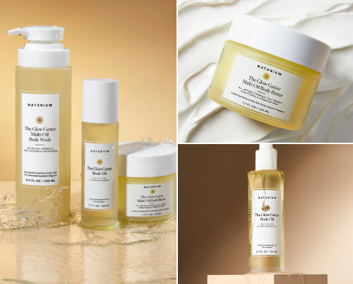the PERFECT GLOWING skincare routine you need! ☀️ cover photo collage