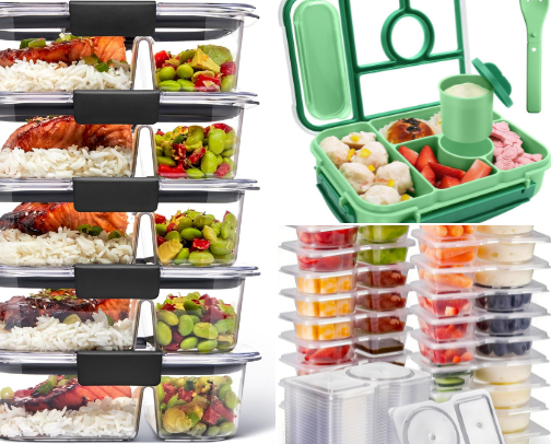 Meal prep cover photo collage
