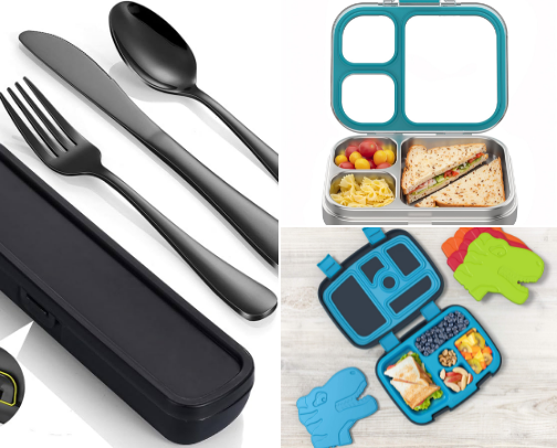 Back-to-School Lunch Box Necessities cover photo collage