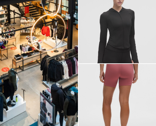 Lululemon cover photo collage