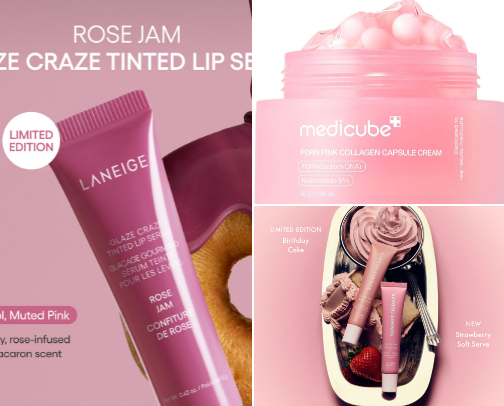 Glowing Skin & Hydrated Lips ✨ My Go-To Beauty Essentials cover photo collage