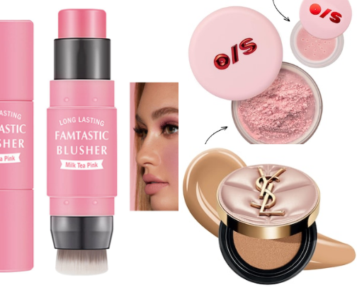 Makeup Daily Product ✨ 💄 🌸 🤍 cover photo collage