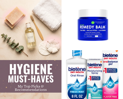 Hygiene Must-Haves cover photo collage