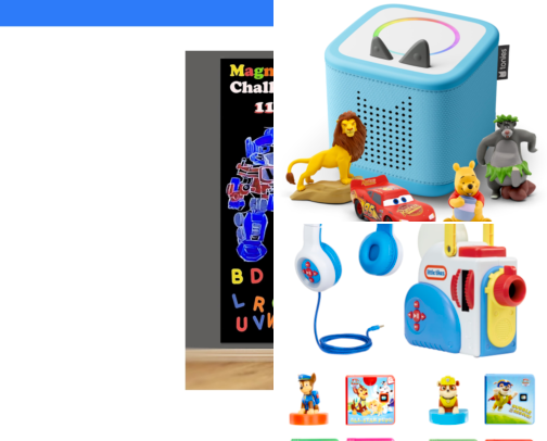 Screen free toddlers cover photo collage