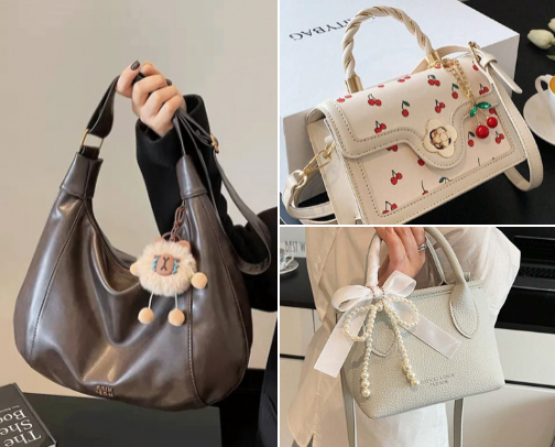 A Bag That Speaks Your Style! 🎀👜 cover photo collage
