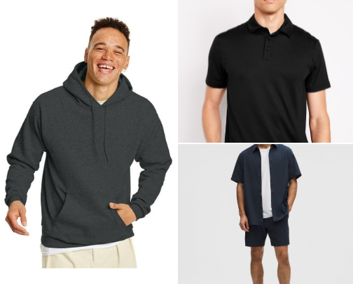 Men's Comfortable Clothing: Soft, Breathable Casual Shirts & Relaxed Fit Pants cover photo collage