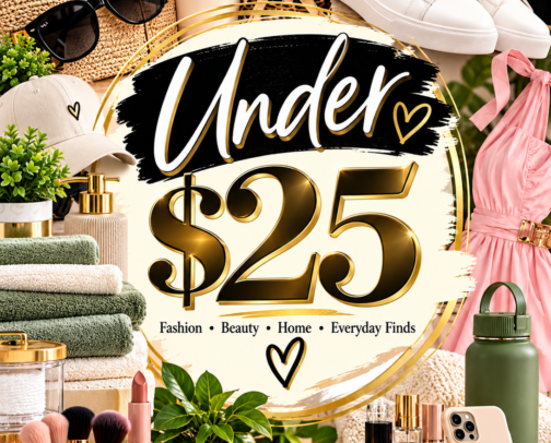 Under $25 Finds | Fashion, Beauty, Home & More cover photo collage