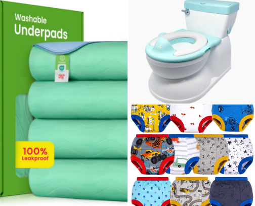 Potty Training Products to Help You and Your Little:) cover photo collage