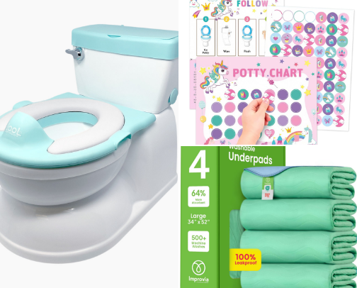 Potty Training Products to Help You and Your Little:) cover photo collage