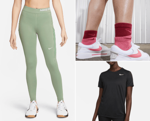 Nike clothing cover photo collage