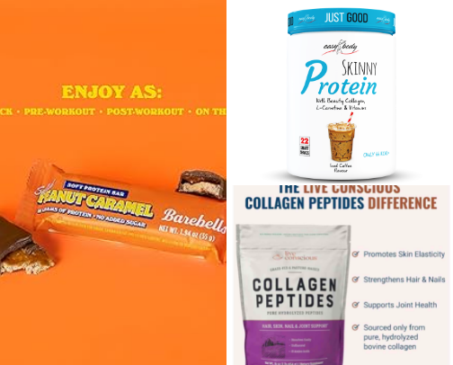 Fueling the drama (and the gains) 🍑 cover photo collage