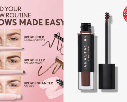 Getting flawless eyebrows cover photo collage