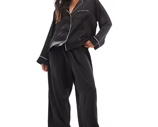 Satin Pajama Set cover photo collage