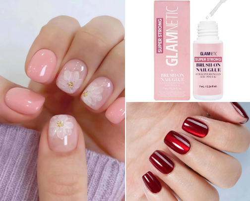 Press on nails?? No one would ever know 💅🏻 cover photo collage