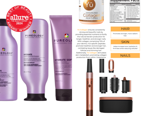 Hair Care journey cover photo collage