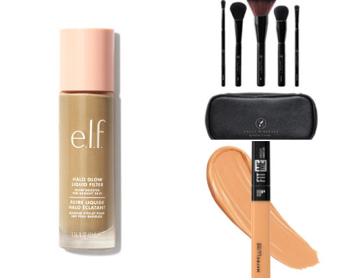 my glowy makeup look cover photo collage