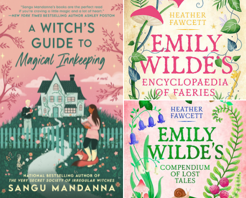 Cozy Fantasy Book Recs cover photo collage