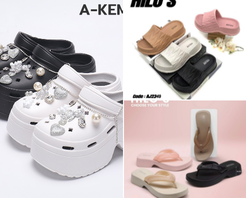 Sandal jelly wanita 😍 cover photo collage