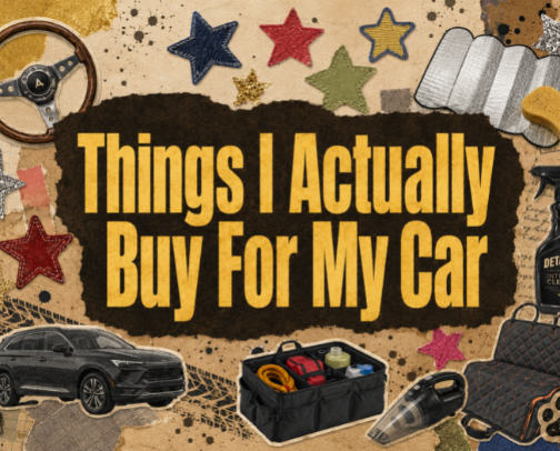 Things I Actually Buy For My Car☆ cover photo collage