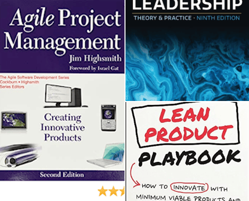 Product/Technical Leadership Books cover photo collage