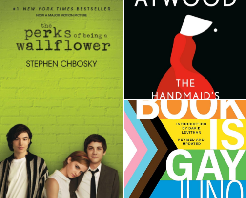 Banned Books cover photo collage
