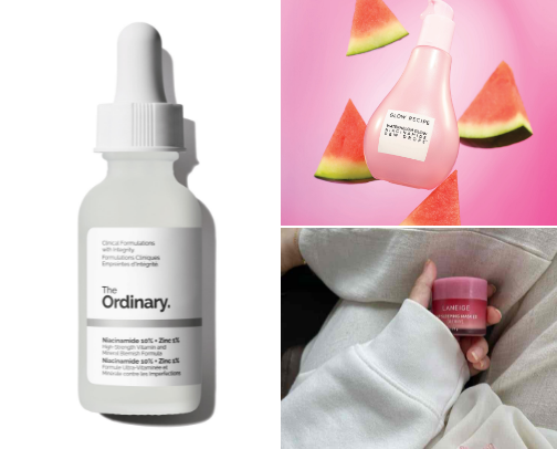 Skincare that actually makes my skin glow✨ cover photo collage
