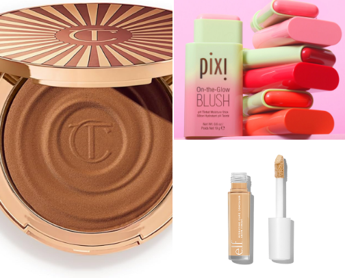 My favorite beauty recs for glowy moisturized skin!🧖🏼‍♀️ cover photo collage