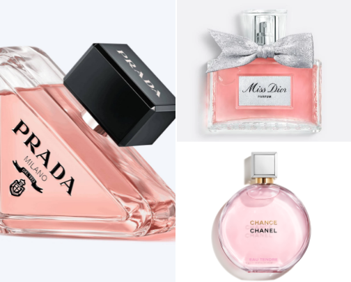 Parfume cover photo collage