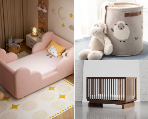 Chambre bébé, enfant cover photo collage