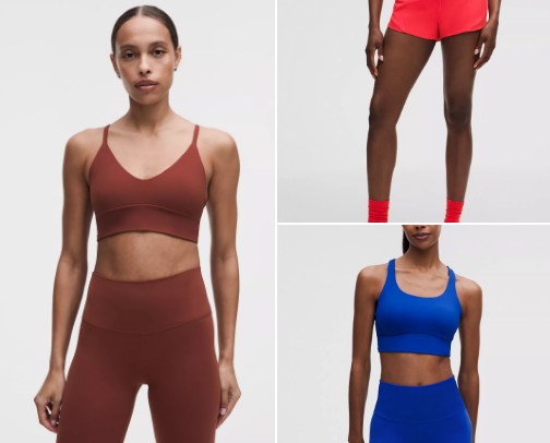 My choice from Lululemon cover photo collage