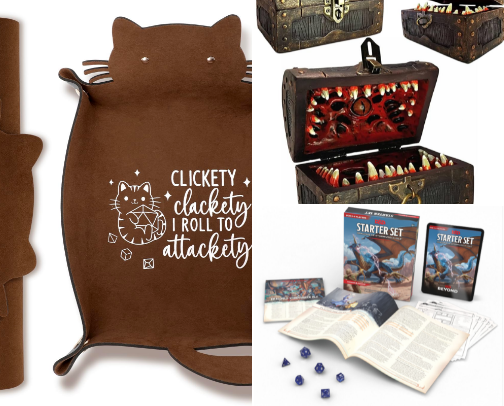 D&D players recommendations cover photo collage
