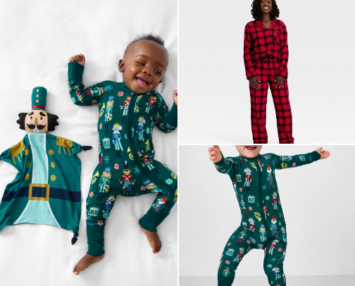 Holiday Pajamas for the Whole Family! cover photo collage