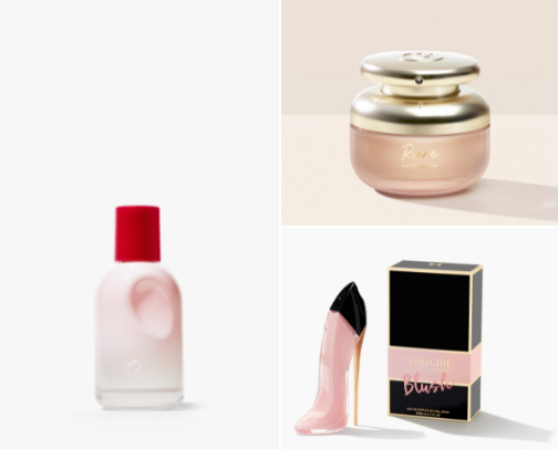 My perfume shelf cover photo collage