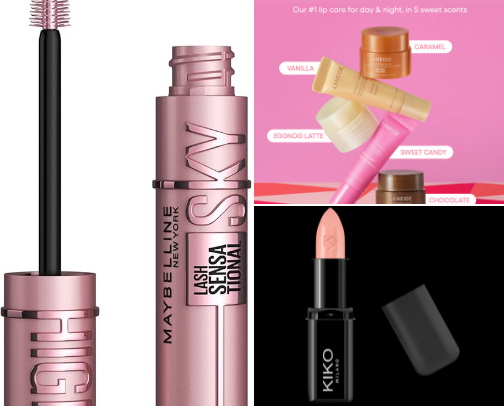 Make-up products and skincare for every girl🎀 cover photo collage