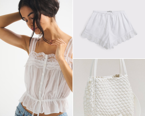 White Lace Finds cover photo collage