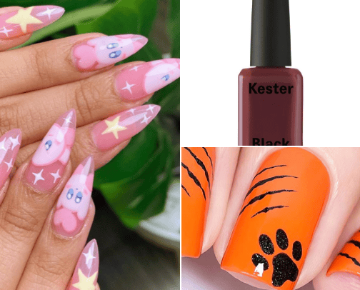 nail polish cover photo collage