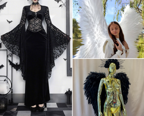 🎃Magical Halloween Styles — Britney, Angel, Fairy & Dark Enchantress🎃 cover photo collage