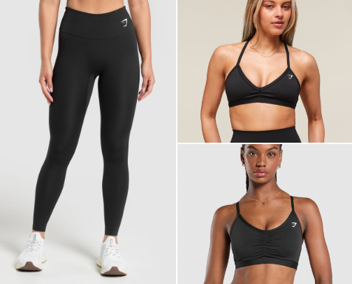 workout clothes 💪🏽 cover photo collage